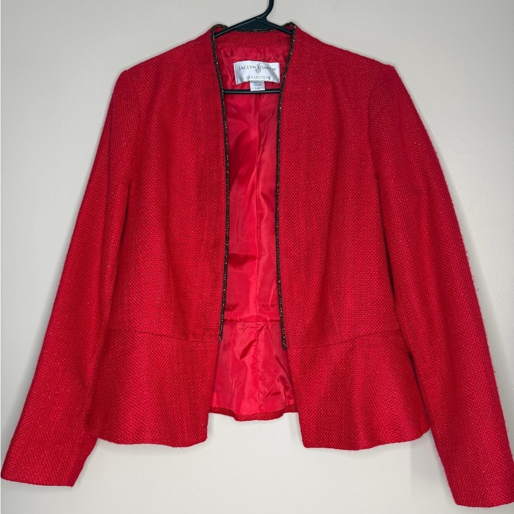 Jaclyn Smith Collection Red Women's Jacket